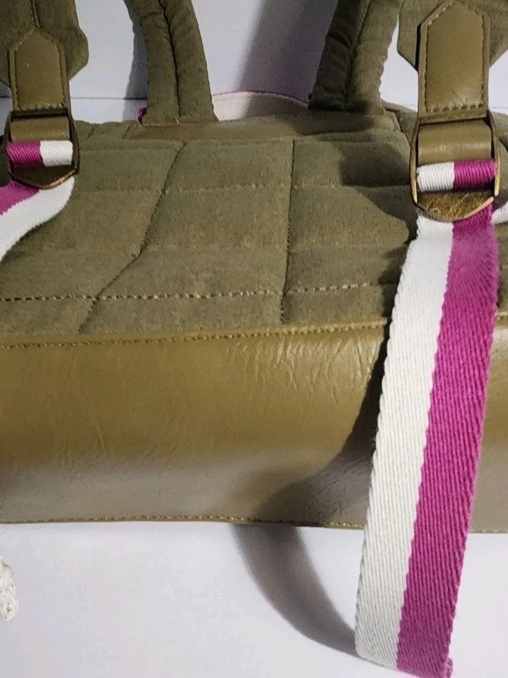 Universal Thread Mini Paxton Backpack Quilted, Olive Green